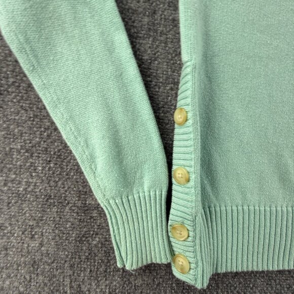 Ralph Lauren Polo Jeans Women Flag Sweater Light Blue Turtleneck Small Cotton - Picture 4 of 16